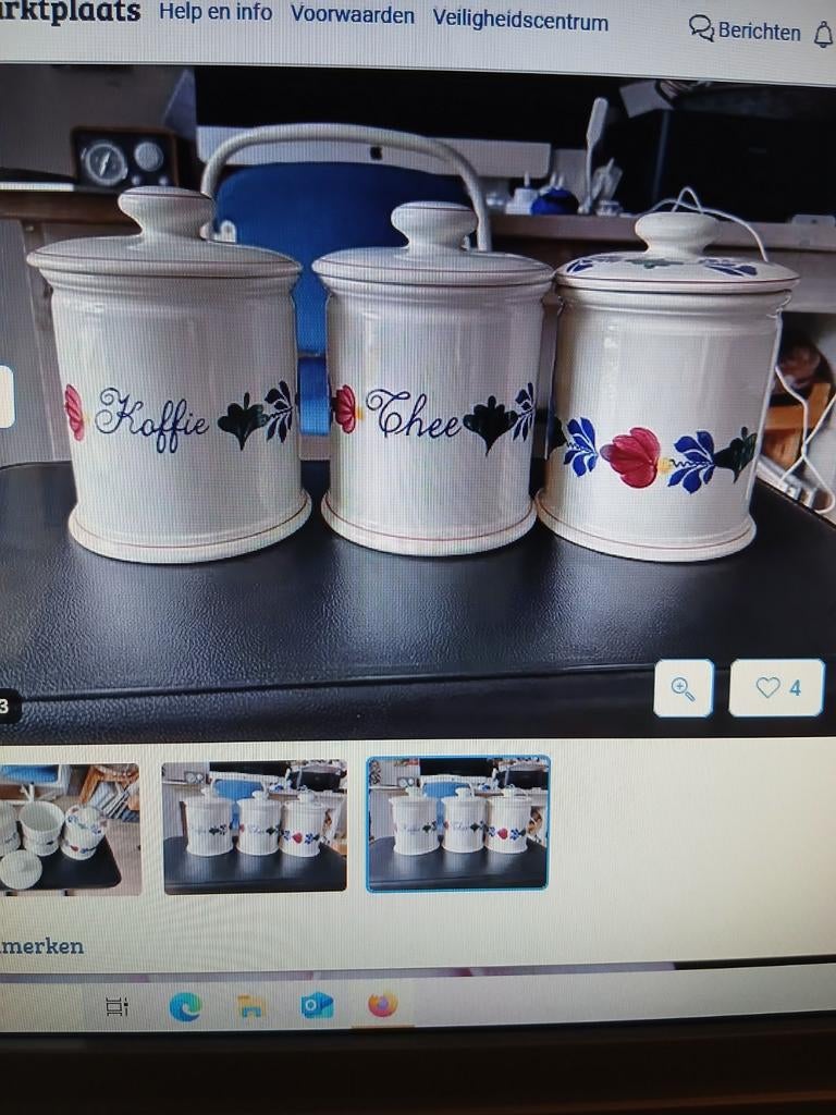 Boetenbond potten, Ophalen of Verzenden, Nieuw, Glas, Pot, Bus of Blik