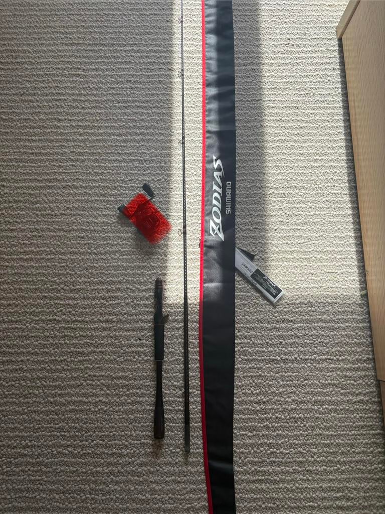 Shimano Zodias 12 - 42g 218cm, Watersport en Boten, Ophalen of Verzenden, Zo goed als nieuw, Molen