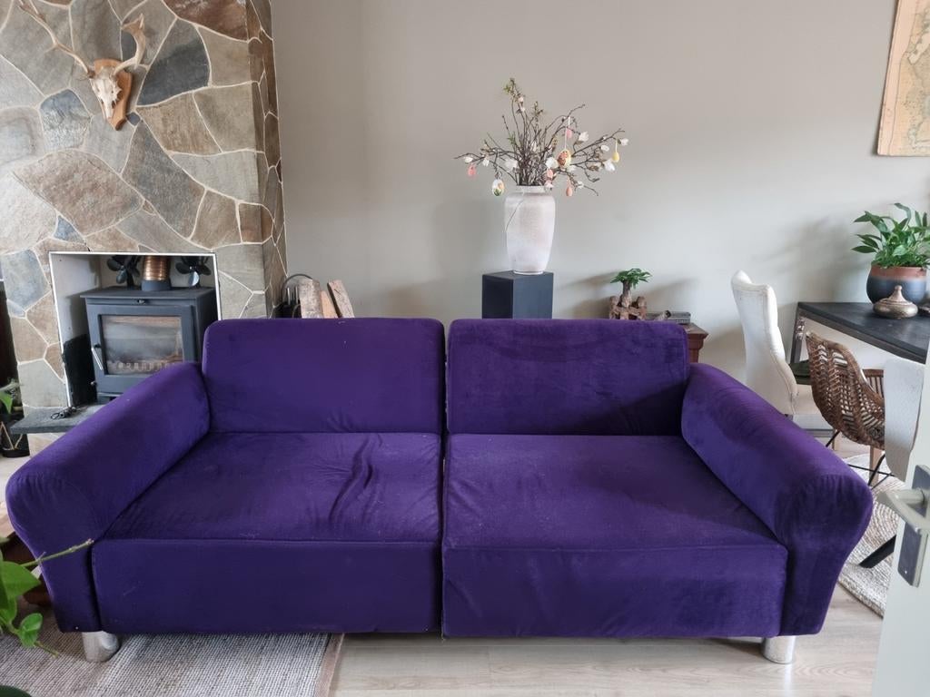 loungebank 150 euro loods 5, Gebruikt, 75 tot 100 cm, Ophalen of Verzenden, Minder dan 150 cm