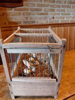 Brocante Houten Vogelkooi - Decoratief, Ophalen of Verzenden