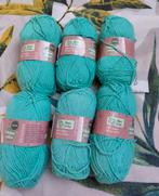 6 bollen katoen groen (Alison & Mae), Hobby en Vrije tijd, Ophalen of Verzenden, Nieuw, Breien of Haken, Wol of Garen