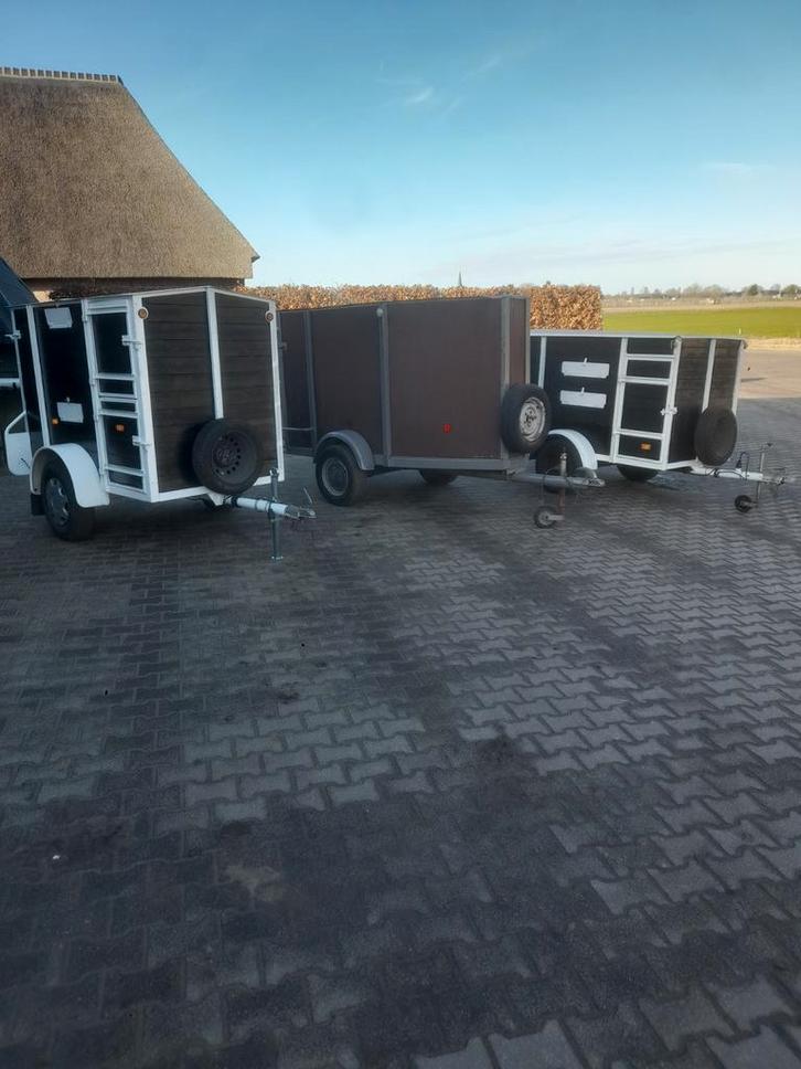 Te koop 3 nette kleinveetrailer veekar veewagen, Dieren en Toebehoren, Paarden en Pony's | Trailers en Aanhangwagens, Gebruikt