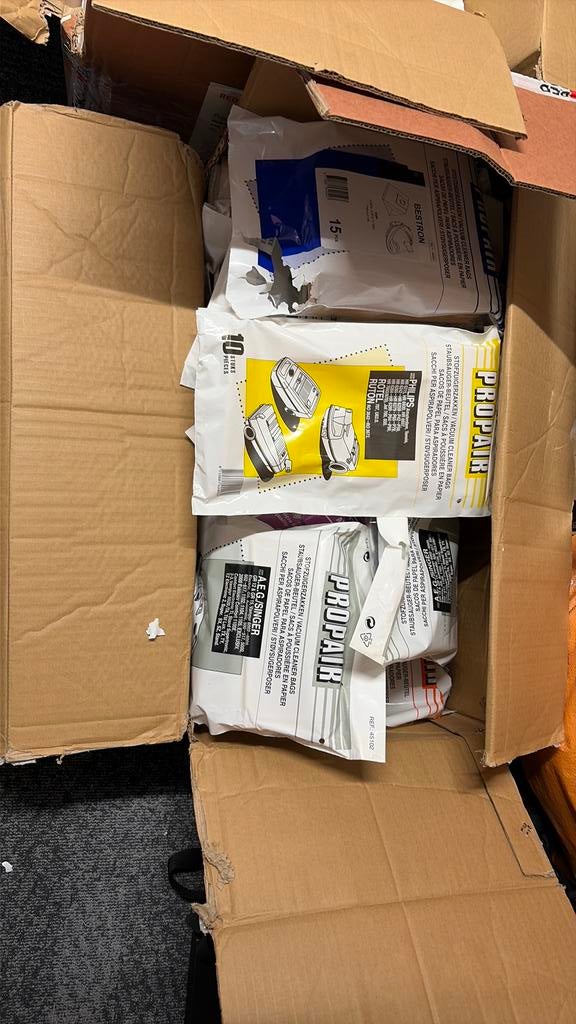 Stofzuigerzakken verschillende merken KOOPJE, Witgoed en Apparatuur, Stofzuigers, Ophalen of Verzenden, Zo goed als nieuw, Stofzak