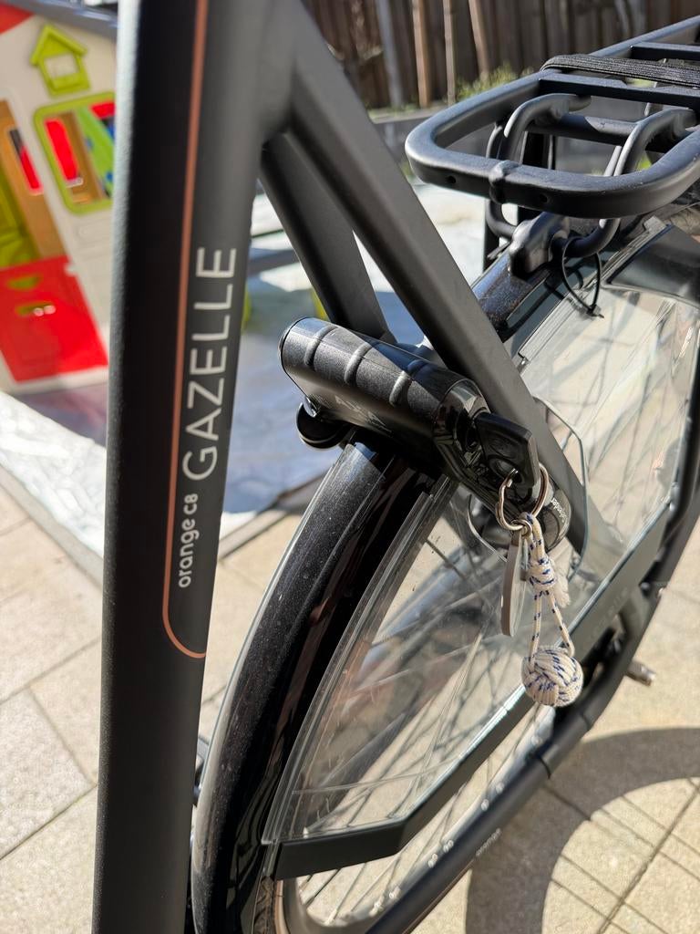Gazelle Orange C8 herenfiets, weinig kilometers, Ophalen, Velgrem, Versnellingen, Zo goed als nieuw