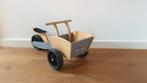 Houten loopfiets met bak - Kinderfeets, Ophalen of Verzenden, Gebruikt, Minder dan 16 inch, Kinderfeets