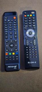 Blom-x en Amiko Mirax His afstandsbedieningen, Ophalen of Verzenden, Gebruikt, Origineel, Tv