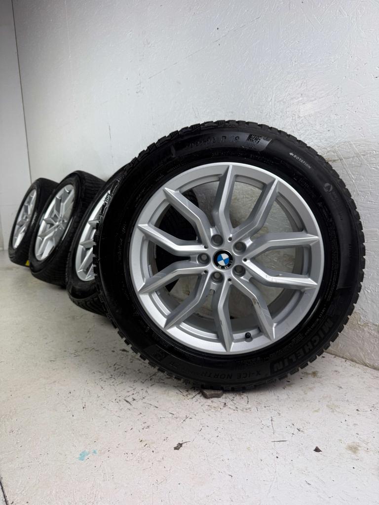 Originele BMW X5 G05 velgen 19" 5x112 Style 734 winter 9mm, Gebruikt, 265 mm, Banden en Velgen, Niet ingevuld