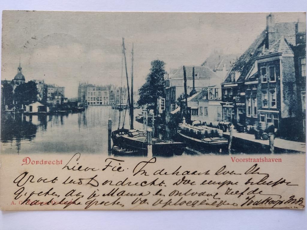 X651 Dordt 1900, Ophalen of Verzenden, Voor 1920, Noord-Holland