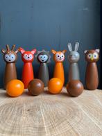 Bowling Bosdieren - Houten set!, Ophalen of Verzenden, Zo goed als nieuw, Overige typen