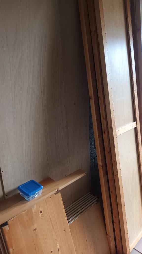 Lundia kast 2-delig hxbxd 210x135x40cm, Ophalen, Gebruikt, 200 cm of meer, 50 tot 100 cm