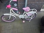 Meisjesfiets 22 inch wit/roze, Ophalen, Gebruikt, 20 inch of meer, Onbekend