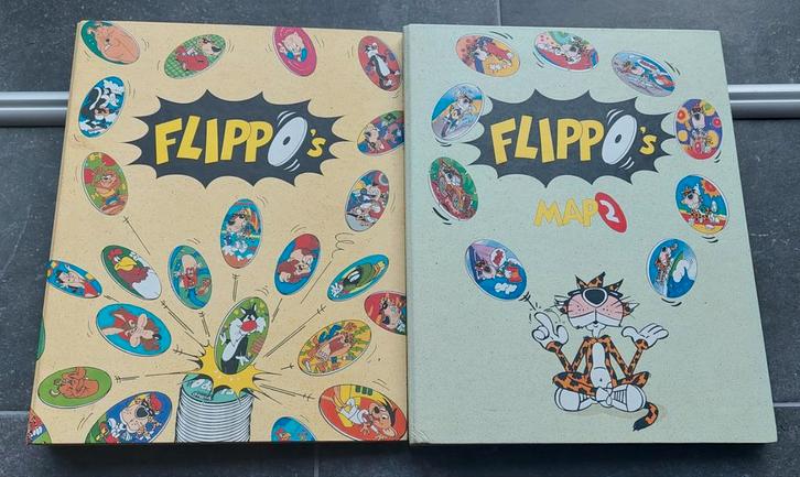 Flippo mappen 1 en 2, Verzamelen, Flippo's, Verzameling, Adventure, Cheetos 24 Game, Chester Cheetos, Flying, Griezel, Guinness Record