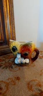 Prachtig! Vintage "Eastgate pottery" vaasje met konijntjes, Ophalen of Verzenden