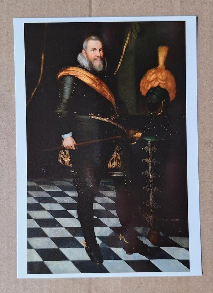 M.J. van Mierevelt - Prins Willem Lodewijk, ca. 1625, Verzamelen, Ansichtkaarten | Themakaarten, Ongelopen, 1980 tot heden, Overige thema's
