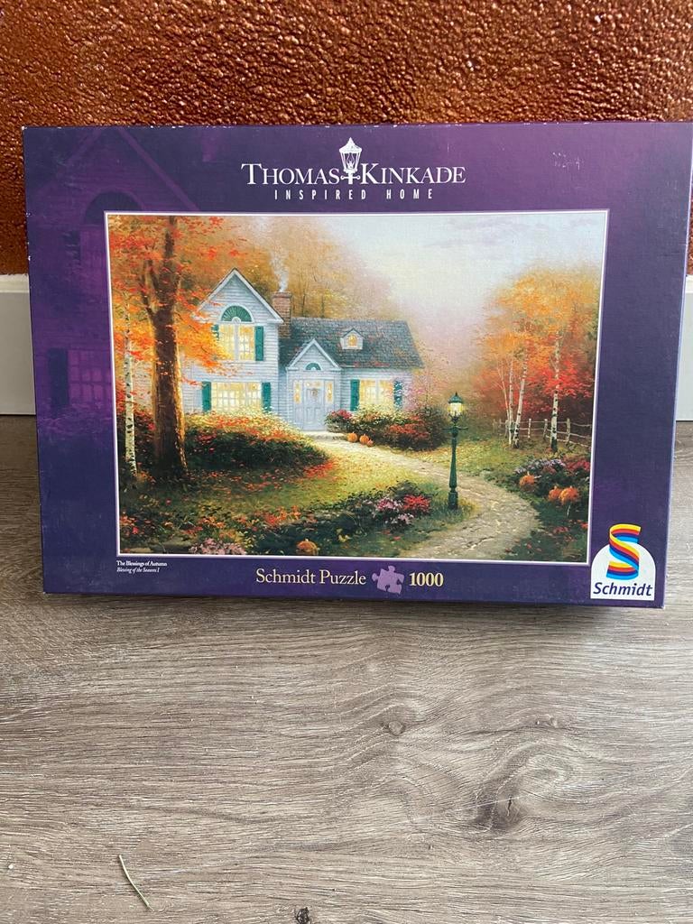 Schmidt puzzel The Blesssings of Autumn, Ophalen of Verzenden, 500 t/m 1500 stukjes, Gebruikt
