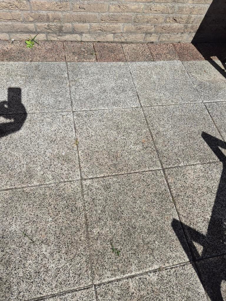 Gratis betontegels (wit 40x40, rood 20x20) - zelf uithalen, Tuin en Terras, Tegels en Klinkers, Ophalen, Gebruikt, 10 m² of meer