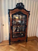 Antieke Vitrinekast - Prachtig Houtsnijwerk, Ophalen