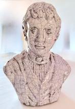 Prachtig Craquelé Keramische Buste - Decoratief Beeld, Antiek en Kunst, Antiek | Keramiek en Aardewerk, Ophalen of Verzenden