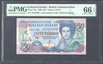 Falkland Islands 50 Pounds 1990 Queen Elizabeth II, Verzenden, Zuid-Amerika, Los biljet