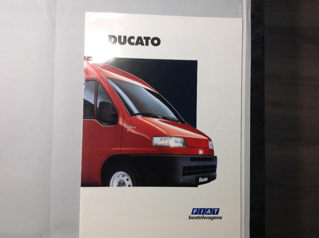 Fiat Ducato folder NED 28 blz 1997, Ophalen of Verzenden, Nieuw, Overige merken