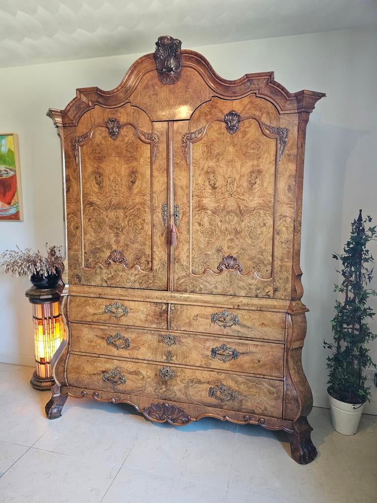 Oud Hollands Kabinet | 1850 | Gerenoveerd | Wortelnoten, Ophalen