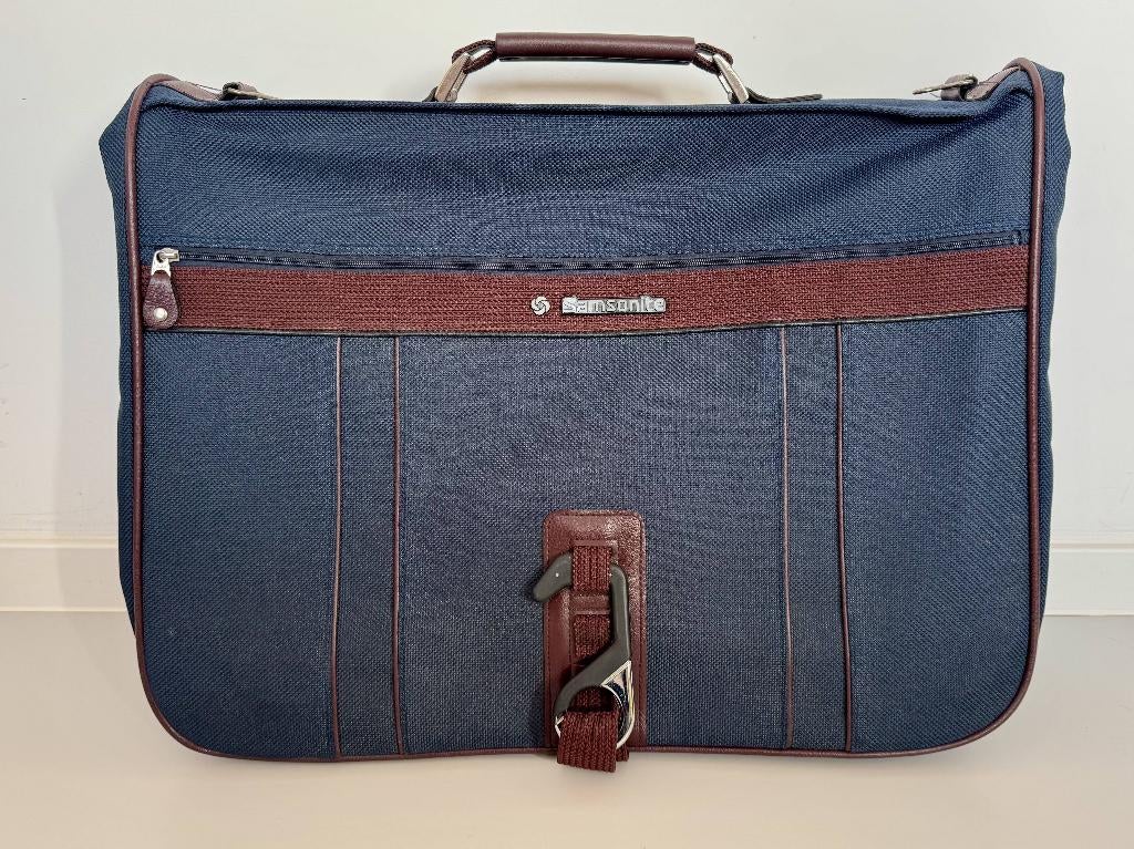 Vintage Samsonite Silhouette 4 Suit Bag 1987 - zgan, Ophalen, 50 tot 60 cm, Leer, Zo goed als nieuw