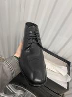 JR Handgemaakte Zwarte Leren Brogues Maat 46, Ophalen of Verzenden, Nieuw, Zwart, Veterschoenen