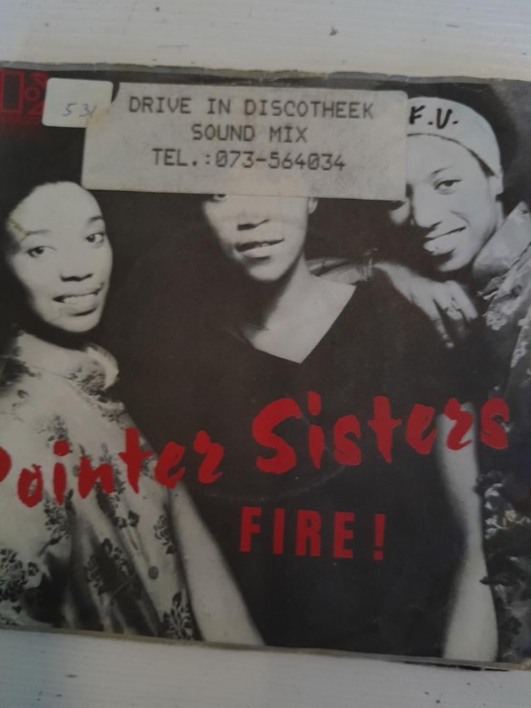 Pointer sisters 7inch fire, Ophalen of Verzenden, Zo goed als nieuw, Pop