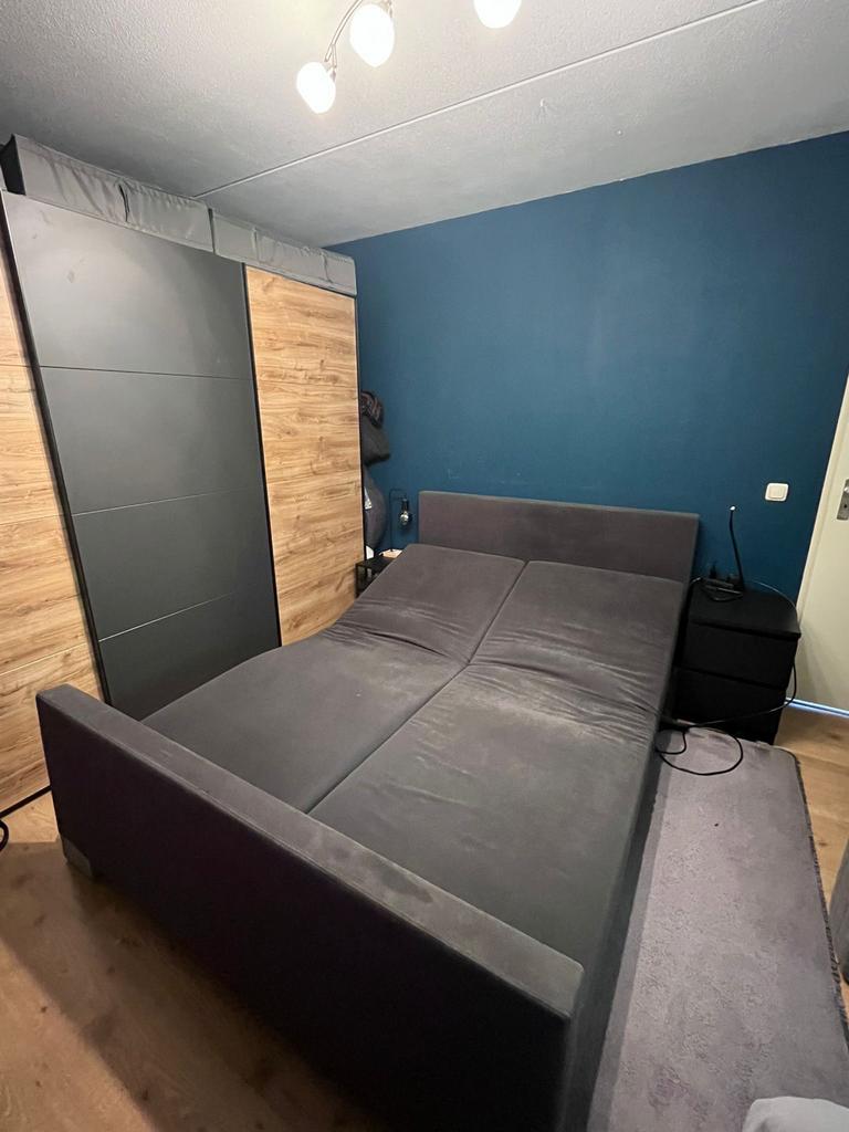 Elektrische boxspring bedframe 160x210, Ophalen, 210 cm, Tweepersoons, 160 cm