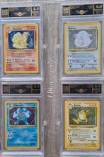Pokémon Base Set - Ninetales, Chansey, Poliwrath, Raichu, Hobby en Vrije tijd, Verzamelkaartspellen | Pokémon, Ophalen of Verzenden
