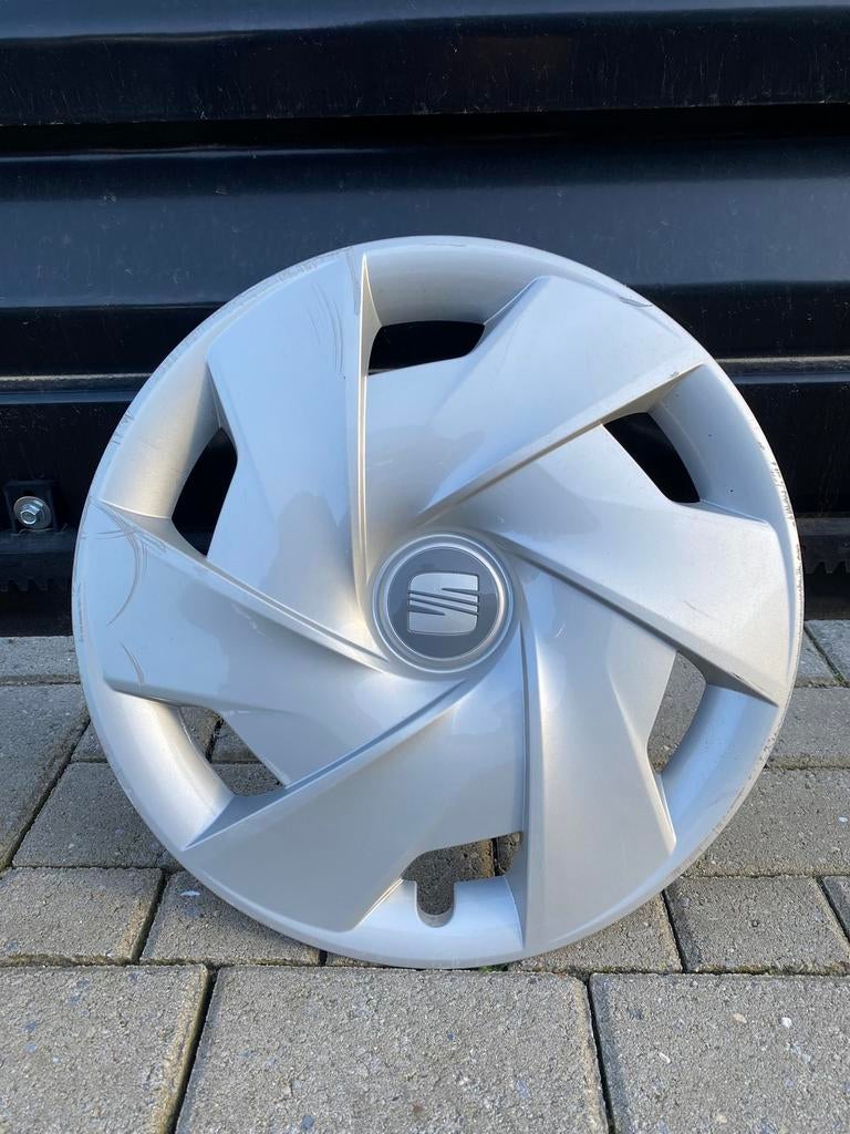 1 originele Seat Ibiza Leon wiedop 15” inch, Auto diversen, Wieldoppen, Ophalen of Verzenden, Gebruikt
