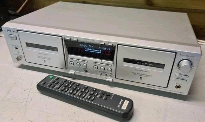 Sony tv-we475 cassettedeck met pitch control + afstandsbed., Ophalen of Verzenden, Sony