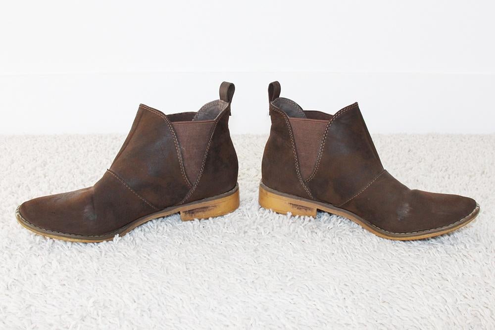 Mooie Leren Rocket Dog Laarsjes s21 (Maat 38) € 20,-, Kleding | Dames, Schoenen, Bruin, Lage of Enkellaarzen, Rocket Dog, Ophalen of Verzenden