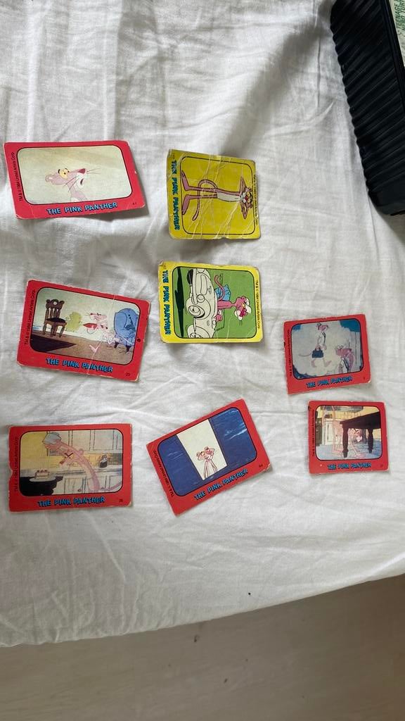 8 x monty pink panther, Ophalen of Verzenden, Zo goed als nieuw