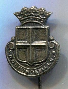 Profondevlle zilverkleurig wapen speldje ( U_053 ), Verzenden, Nieuw, Stad of Land, Speldje of Pin