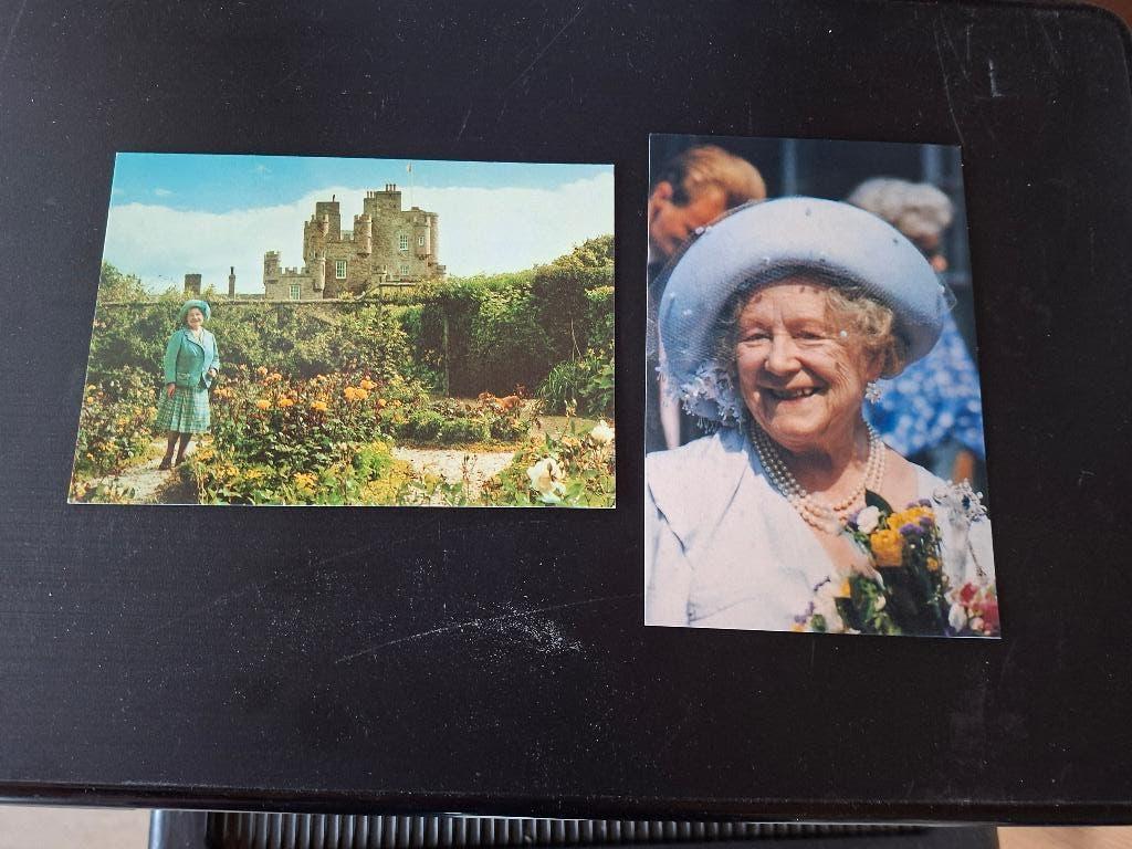 Queen mum, Verzenden, Gebruikt, Buitenland, Kaart, Foto of Prent