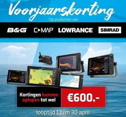 LOWRANCE - SIMRAD - BandG - GARMIN SPRING DEALS., Verzenden, Nieuw, Kaartplotter of Fish Finder