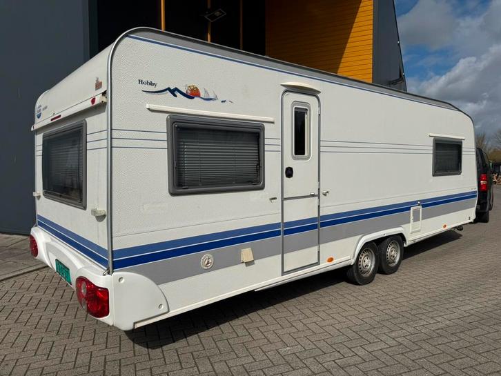 Hobby Excelsior 650 Uff 2006, Caravans en Kamperen, Caravans, Bedrijf, tot en met 4, 1250 - 1500 kg, Rondzit, Hobby, Queensbed