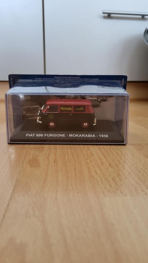 Mokarabia Fiat 600 Furgone 1958 modelauto, Overige merken, Auto, 1:32 tot 1:50, Nieuw