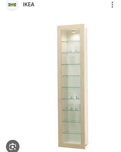 Bertby ikea vitrinekast, Huis en Inrichting, Ophalen, 50 tot 100 cm, Zo goed als nieuw, 150 tot 200 cm