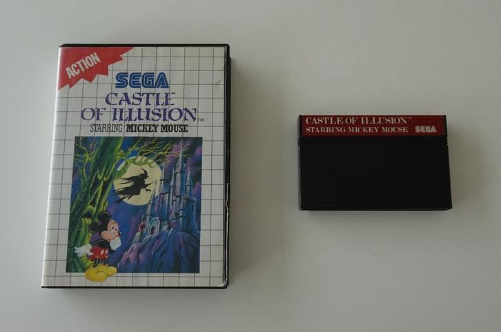 Castle Of Illusion Starring Mickey Mouse Sega Master System, Spelcomputers en Games, Games | Sega, Zo goed als nieuw, Master System