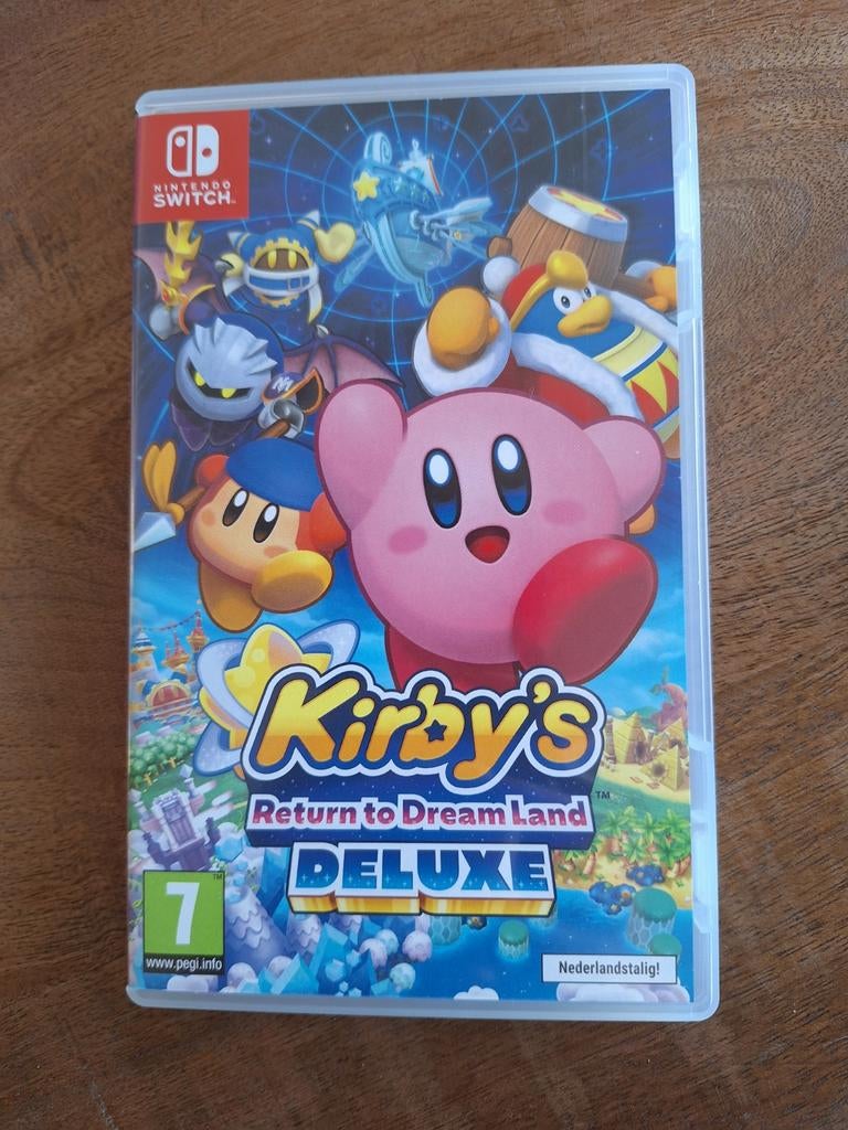Kirby's Return to Dream Land Deluxe - Nintendo Switch, Spelcomputers en Games, Eén computer, Ophalen of Verzenden, Zo goed als nieuw