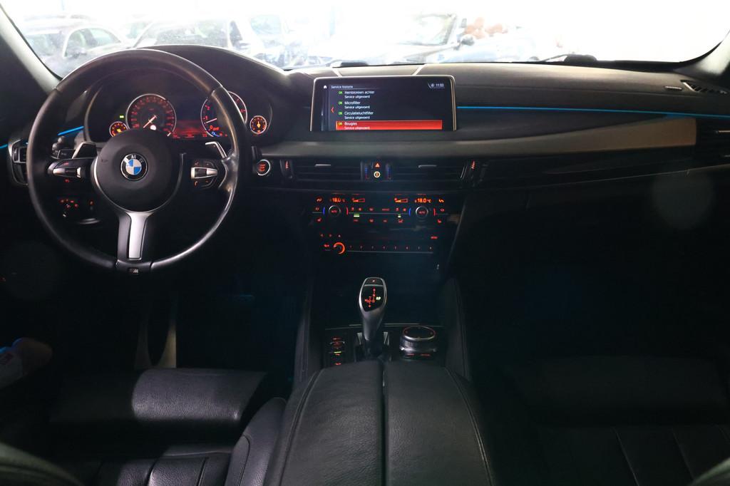 BMW X6 xDrive35i High Executive M Sport Topstaat ! 2017, Gebruikt, Euro 6, 4 stoelen, Zwart