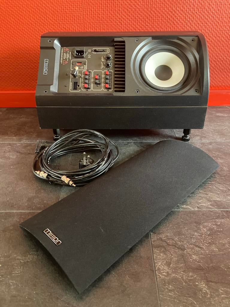 Mission actieve Subwoofer,FS2-S, Krachtige Bas Thuisbioscoop, Subwoofer, Zo goed als nieuw, 60 tot 120 watt, Ophalen