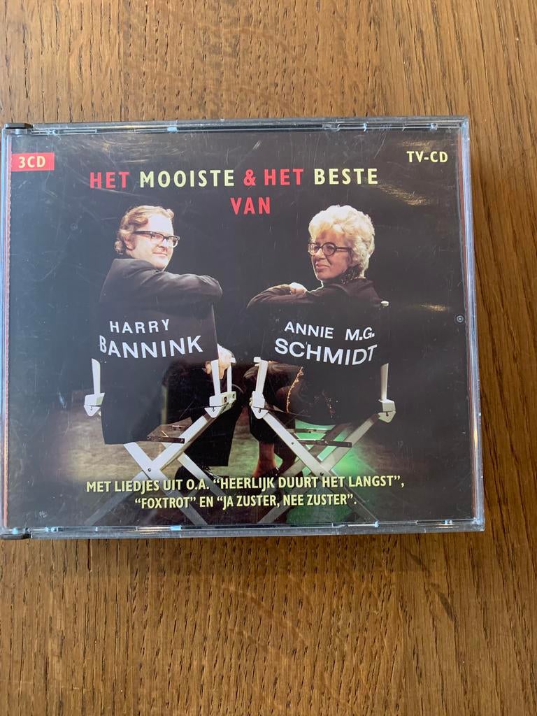Het mooiste en het beste van Harry Bannink en Annie Schmidt, Cd's en Dvd's, Cd's | Humor en Cabaret, Ophalen of Verzenden, Zo goed als nieuw