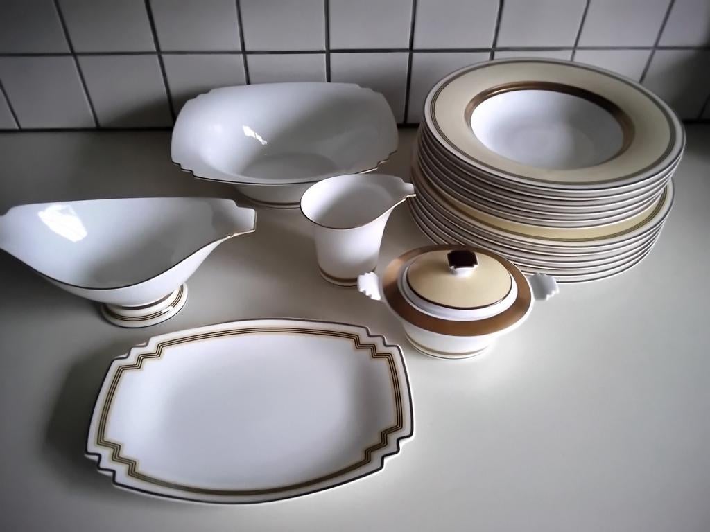 Villeroy  en boch servies vivian, Ophalen, Zo goed als nieuw, Bord(en), Overige stijlen