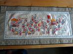 Chinees wanddoek gevoerd 33x66 cm., Ophalen of Verzenden, Zo goed als nieuw
