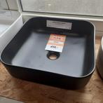 WEG=WEG Waskom, Badkamer, Zwart, Sanitair, Afvoer, Jarvo 39