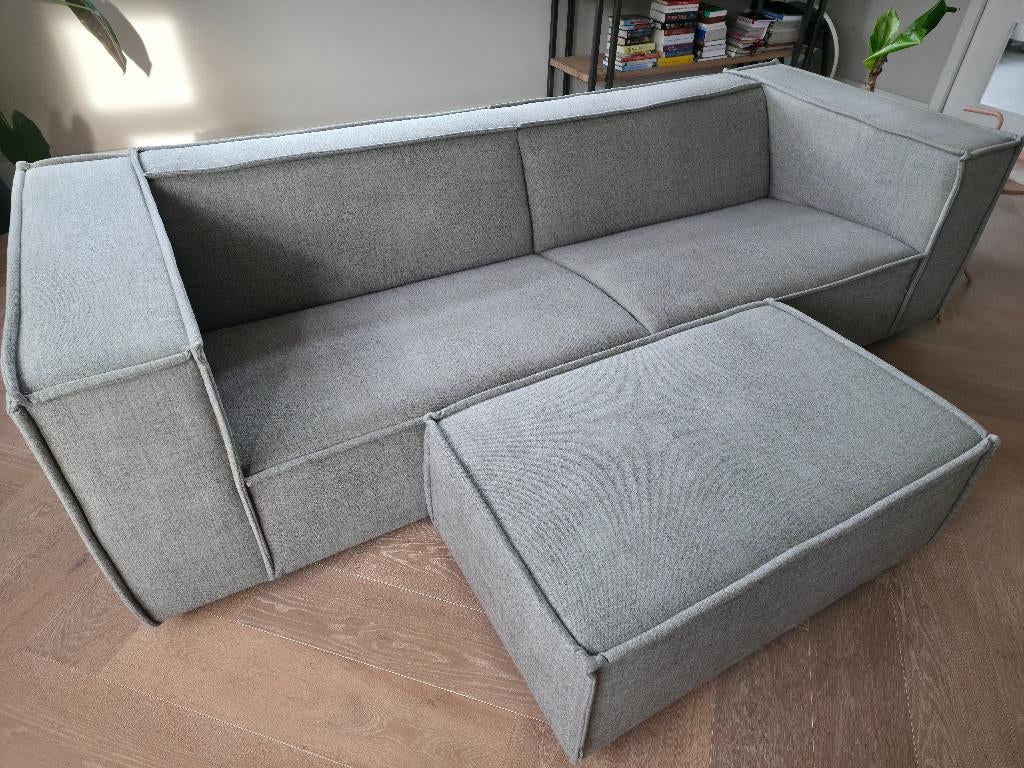 By Sidde Sommer bank met Hocker, Ophalen, 250 tot 300 cm, Gebruikt, 75 tot 100 cm
