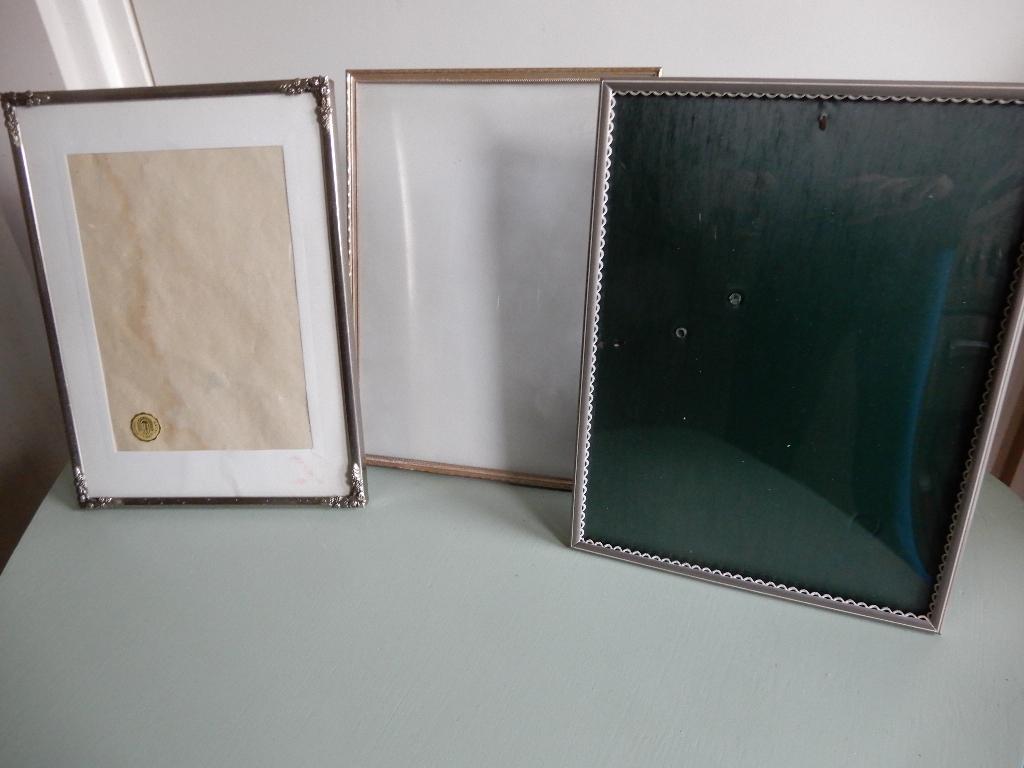 3 vintage fotolijsten, Ophalen of Verzenden, Zo goed als nieuw